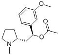 CAS 登录号：71157-73-8， (R*,S*)-alpha-(3-甲氧基苯基)-1-甲基-2-吡咯烷乙醇乙酸酯