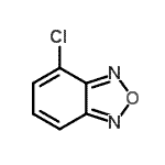 structure of CAS# 7116-16-7, 4-Chloro-2,1,3-benzoxadiazole;4-Chloro-2,1,3-benzoxadiazole #;4-chlorobenzo[c][1,2,5]oxadiazole;4-chlorobenzo[c]1,2,5-oxadiazole