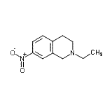 structure of CAS# 711601-13-7, 2-Ethyl-7-nitro-1,2,3,4-tetrahydroisoquinoline;2-ethyl-4-methylquinoline-3-carboxylic acid;2-Ethyl-7-nitro-1,2,3,4-tetrahydro-isoquinoline;MFCD09971898
