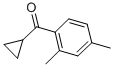 structure of CAS# 71172-79-7, Cyclopropyl-(2,4-Dimethylphenyl)Methanone;Nsc71981;Cyclopropyl 2,4-Xylyl Ketone