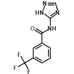 CAS#: 712286-63-0， N-(1H-1,2,4-Triazol-5-yl)-3-(trifluoromethyl)benzamide