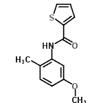 CAS#: 712298-88-9， N-(5-Methoxy-2-methylphenyl)-2-thiophenecarboxamide
