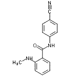 CAS#: 712309-26-7， N-(4-Cyanophenyl)-2-(methylamino)benzamide