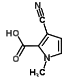 CAS#: 7126-45-6， 3-Cyano-1-methyl-1H-pyrrole-2-carboxylic acid
