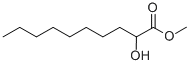 structure of CAS# 71271-24-4, 2-Hydroxy-Decanoic Acid Methyl Ester;DL-2-HYDROXYDECANOIC ACID METHYL ESTER;2-Hydroxydecanoic Acid Methyl Ester;Α-Hydroxycapric Acid Methyl Ester