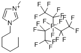 CAS#: 713512-19-7， 1-Hexyl-3-Methylimidazolium Tris(Pentafluoroethyl)Trifluorophosphate
