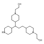 CAS#: 71412-24-3， 2,2'-{[1-(4-Piperidinyl)-1,3-propanediyl]di-4,1-piperidinediyl}diethanol