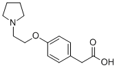 CAS#: 714230-90-7， 4-[2-(1-Pyrrolidinyl)Ethoxy]-Benzeneacetic Acid