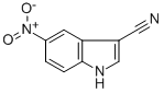structure of CAS# 7147-14-0, 5-Nitro-1H-Indole-3-Carbonitrile;Zinc00113131;Nsc62402