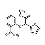 CAS#: 71486-51-6， Methyl (2-carbamoylphenoxy)(2-furyl)acetate