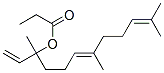 CAS#: 7149-34-0, 3,7,11-Trimethyldodeca-1,6,10-Trien-3-Yl Propionate