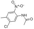 结构式 CAS# 7149-78-2, N-(5-氯-4-甲基-2-硝基苯基)乙酰胺