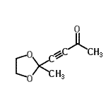 CAS 登录号：71490-69-2， 4-(2-甲基-1,3-二氧戊环-2-基)-3-丁炔-2-酮