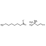 CAS#: 71501-52-5， 2-Hydroxy-N,N,N-trimethylethanaminium octanoate