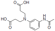 CAS 登录号：71519-99-8， N-[3-(乙酰氨基)苯基]-N-(2-羧基乙基)-beta-丙氨酸