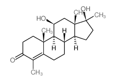 CAS#: 7153-88-0， (8S,9S,10R,11S,13S,14S,17S)-11,17-Dihydroxy-4,10,13,17-Tetramethyl-2,6 ,7,8,9,11,12,14,15,16-Decahydro-1H-Cyclopenta[a]Phenanthren-3-One