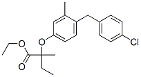 CAS#: 71549-01-4， Ethyl 2-[4-[(4-Chlorophenyl)Methyl]-3-Methyl-Phenoxy]-2-Methyl-Butanoate