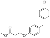 CAS#: 71549-07-0， Methyl 3-[4-[(4-Chlorophenyl)Methyl]Phenoxy]Propanoate