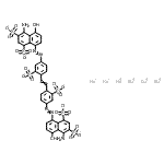 CAS#: 71550-30-6， Hexasodium 8,8'-{1,2-ethenediylbis[(3-sulfonato-4,1-phenylene)-2,1-diazenediyl]}bis(4-amino-5-hydroxy-1,3-naphthalenedisulfonate)