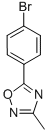 structure of CAS# 71566-07-9, 5-(4-Bromophenyl)-3-Methyl-1,2,4-Oxadiazole;5-(4-Bromophenyl)-3-Methyl-1,2,4-Oxadiazole 97%;5-(4-BROMOPHENYL)-3-METHYL-1,2,4-OXADIAZOLE