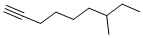 CAS#: 71566-65-9， 7-Methyl-1-Nonyne