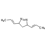 CAS#: 71634-14-5， 3,5-Di[(1E)-1-propen-1-yl]-4,5-dihydro-3H-pyrazole