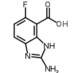 CAS#: 716362-28-6， 2-Amino-5-fluoro-1H-benzimidazole-4-carboxylic acid