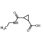 CAS#: 716362-61-7， 2-(Ethylcarbamoyl)cyclopropanecarboxylic acid