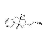 CAS#: 716367-63-4， (2R,3aR,8bS)-2-Ethoxy-3a-methyl-3,3a,4,8b-tetrahydro-2H-indeno[1,2-b]furan