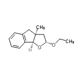 CAS#: 716367-76-9， (2R,3aS,8bR)-2-Ethoxy-3a-methyl-3,3a,4,8b-tetrahydro-2H-indeno[1,2-b]furan