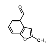 CAS#: 71641-09-3， 2-Methyl-1-benzofuran-4-carbaldehyde
