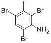 structure of CAS# 71642-16-5, 3-Methyl-2,4,6-Tribromoaniline;2,4,6-Tribromo-3-Methyl-Aniline;(2,4,6-Tribromo-3-Methyl-Phenyl)Amine;Nsc86671