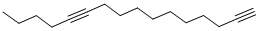 structure of CAS# 71673-32-0, 1,11-Hexadecadiyne;1,11-Hexadecadiyne