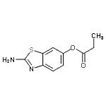CAS#: 71680-88-1， 2-Amino-1,3-benzothiazol-6-yl propionate