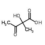 CAS#: 71698-08-3， 2-Hydroxy-2-methyl-3-oxobutanoic acid
