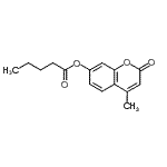 CAS#: 717-28-2， 4-Methyl-2-oxo-2H-chromen-7-yl valerate