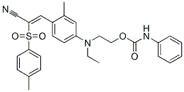 CAS#: 71701-32-1， 3-[4-[Ethyl[2-[[(Phenylamino)Carbonyl]Oxy]Ethyl]Amino]-2-Methylphenyl]-2-[(4-Methylphenyl)Sulphonyl]Acrylonitrile