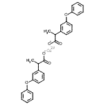 结构式 CAS# 71720-56-4, 钙二[2-(3-苯氧基苯基)丙酸酯]