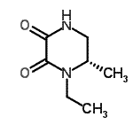 CAS#: 71754-91-1， (6S)-1-Ethyl-6-methyl-2,3-piperazinedione