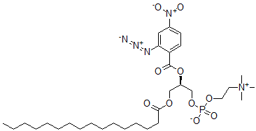 CAS#: 71761-11-0， 1-Palmitoyl-2-(2-Azido-4-Nitro)Benzoyl-Glycero-3-Phosphocholine