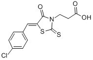 CAS#: 7177-97-1， 3-[5-(4-Chloro-Benzylidene)-4-Oxo-2-Thioxo-Thiazolidin-3-Yl]-Propionic Acid
