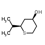 CAS#: 71772-80-0， (2R,4S)-2-Isopropyltetrahydro-2H-thiopyran-4-ol