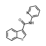 CAS#: 717859-48-8， N-(2-Pyridinyl)-1-benzothiophene-3-carboxamide