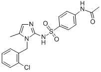 CAS#: 71795-34-1， N-(4-(((1-((2-Chlorophenyl)Methyl)-5-Methyl-1H-Imidazol-2-Yl)Amino)Sulfonyl)Phenyl)-Acetamide