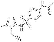 CAS#: 71795-38-5， N-(4-(((5-Methyl-1-(2-Propynyl)-1H-Imidazol-2-Yl)Amino)Sulfonyl)Phenyl)-Acetamide