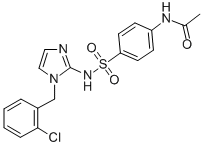 CAS#: 71795-46-5， N-(4-(((1-((2-Chlorophenyl)Methyl)-1H-Imidazol-2-Yl)Amino)Sulfonyl)Phenyl)-Acetamide