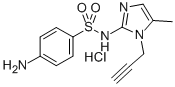 CAS#: 71795-47-6， 4-Amino-N-(5-Methyl-1-(2-Propynyl)-1H-Imidazol-2-Yl)-Benzenesulfonamide Hydrochloride