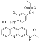 CAS#: 71802-77-2， N-(9-(4-(Ethylsulfonamido)-2-Methoxy(Phenylamino))-3-Acridinyl)-Acetamide Hydrochloride