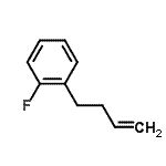 structure of CAS# 71813-51-9, 1-(3-Buten-1-yl)-2-fluorobenzene;4-(2-Fluorophenyl)-1-butene;MFCD07698617