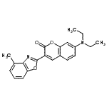 CAS#: 71838-87-4, 7-(Diethylamino)-3-(4-methyl-1,3-benzoxazol-2-yl)-2H-chromen-2-one